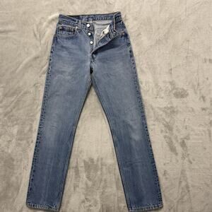 Vintage 90s Levis 501 Student Jeans Made in USA 27x32 (Fits 24x31) Straight